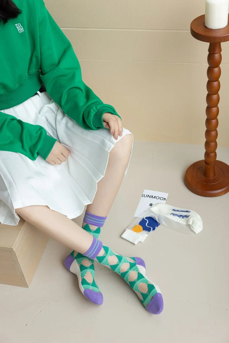 Japanese Harajuku Style Ultra-Thin Breathable Summer Socks