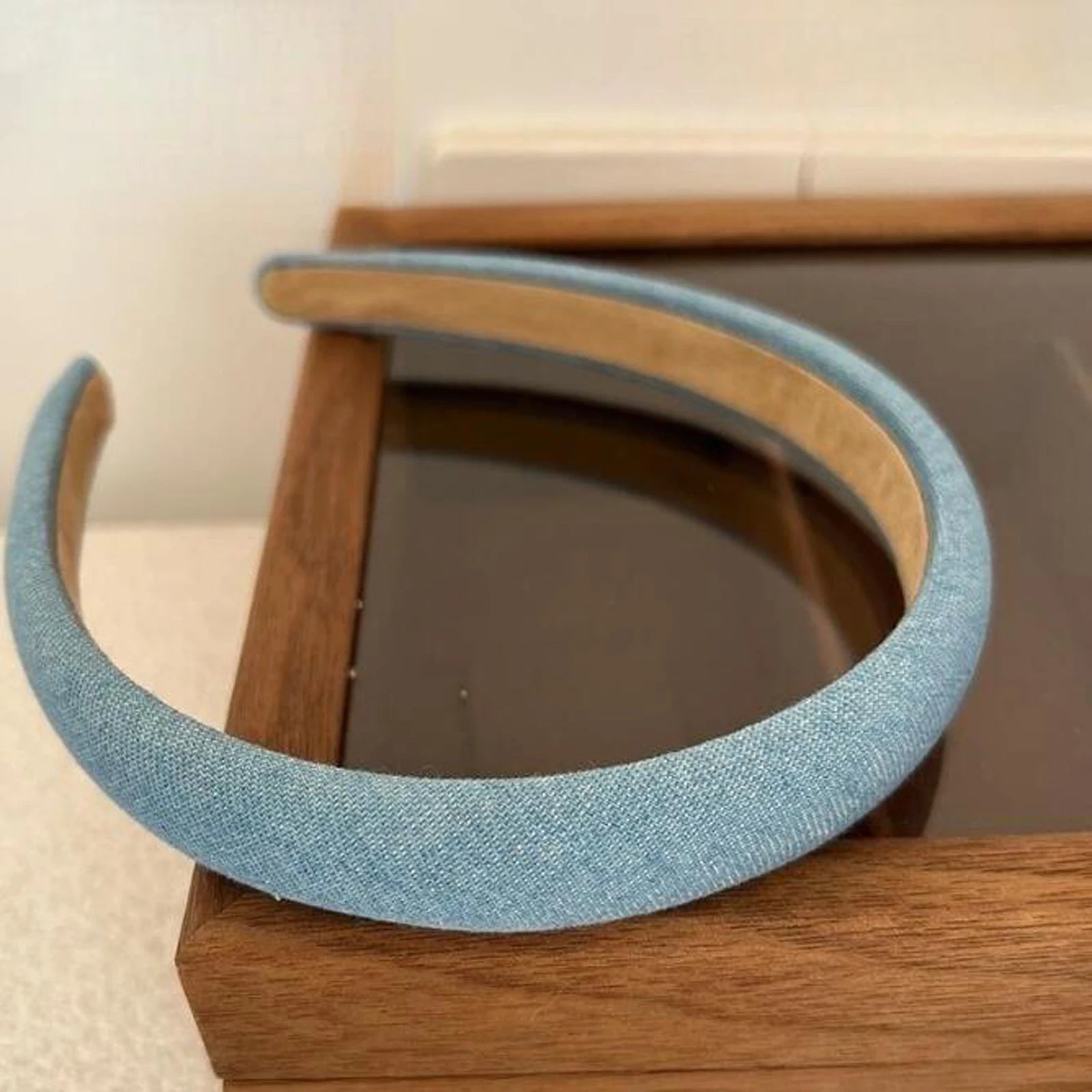 Casual Denim Turban Headband for Women