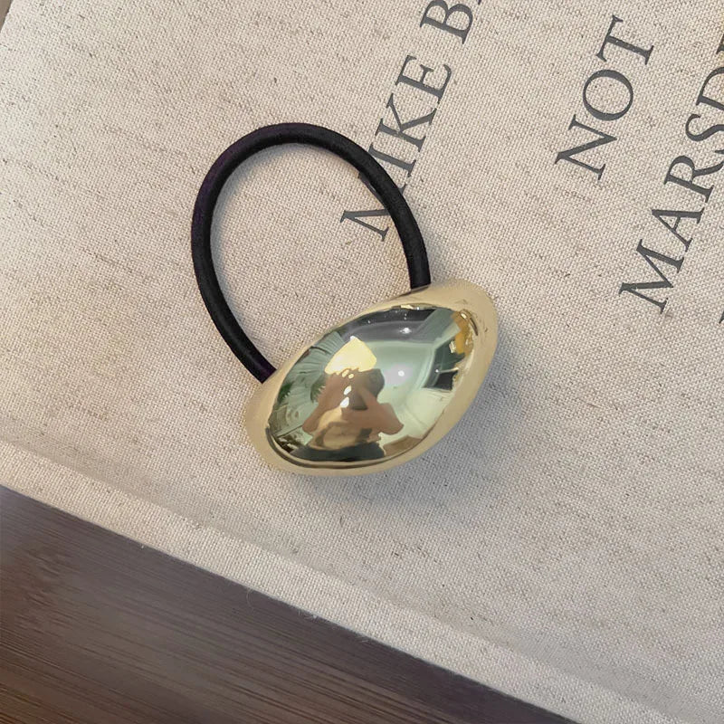 Vintage Metal Ponytail Elastic Hair Bands