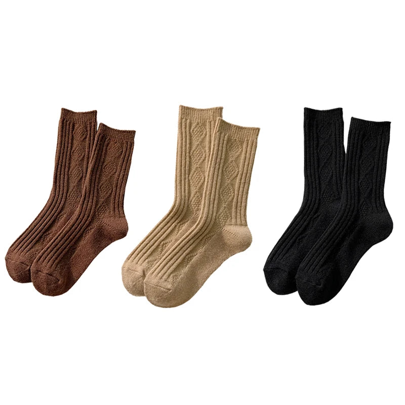 Luxurious Cashmere Wool Blend Socks