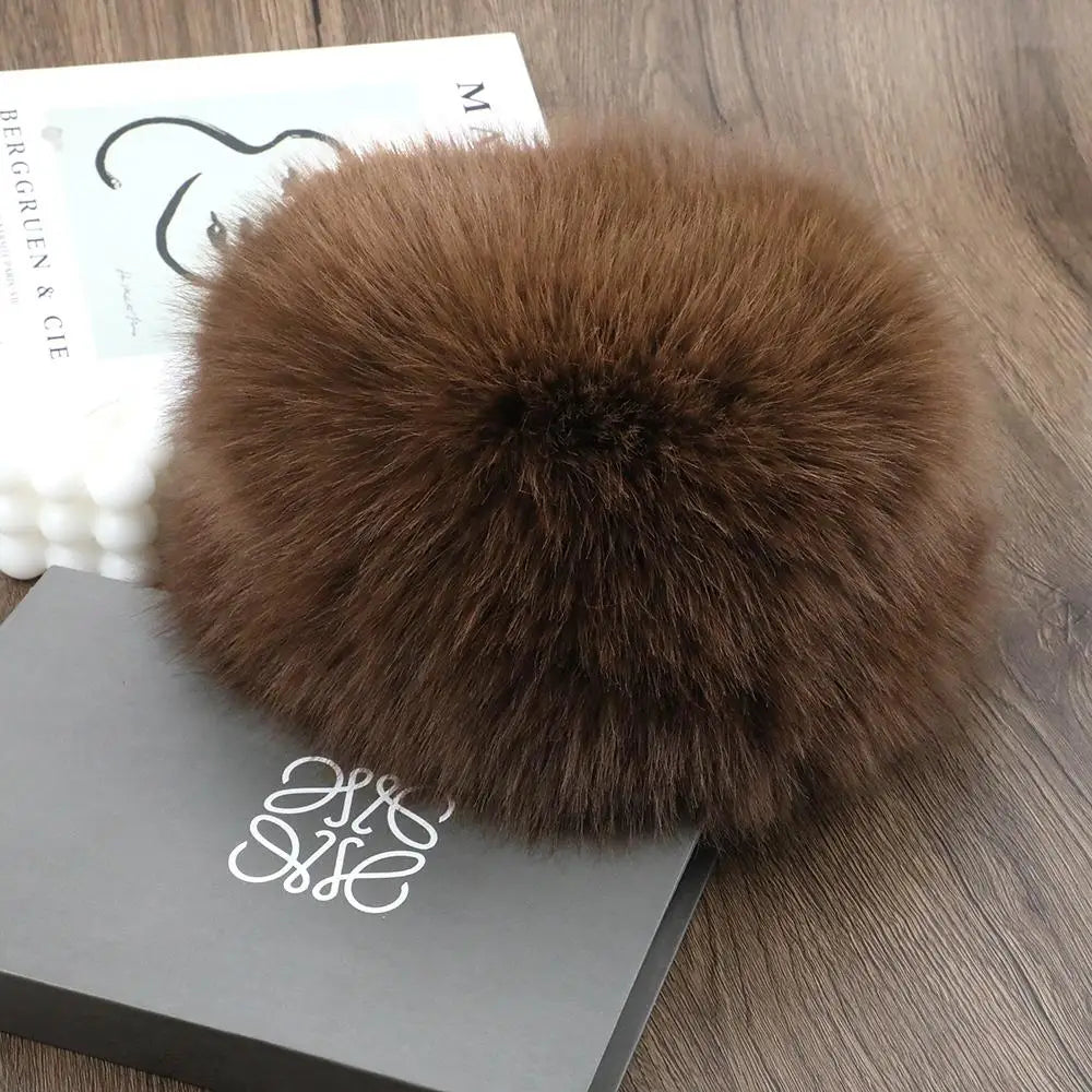 Faux Fox Fur Winter Hat