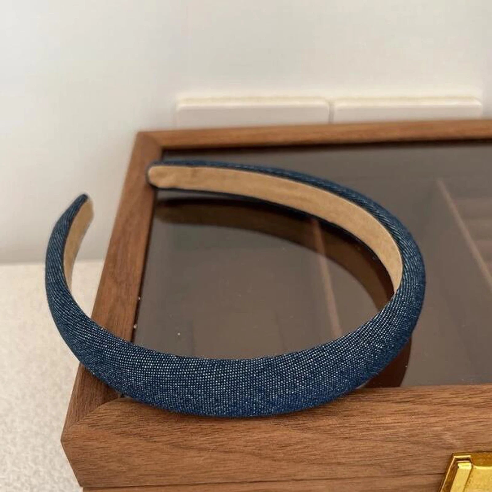 Casual Denim Turban Headband for Women