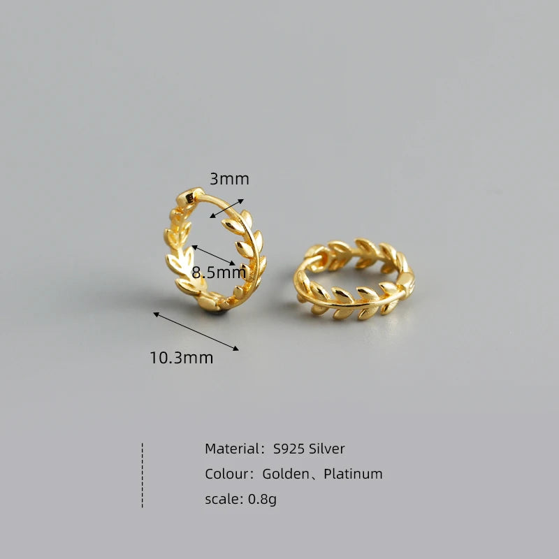 Gilded Flower Hoop Earrings