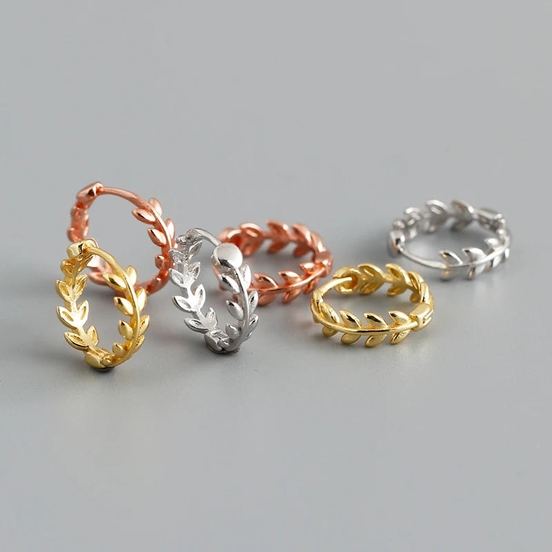 Gilded Flower Hoop Earrings