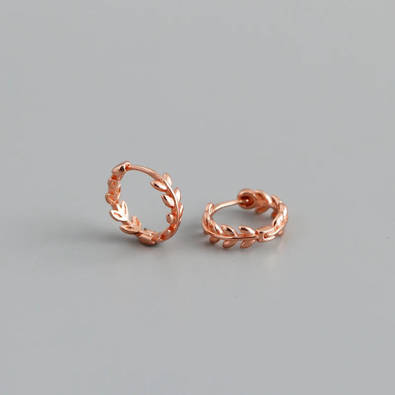 Gilded Flower Hoop Earrings