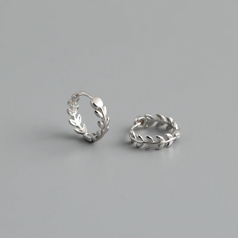 Gilded Flower Hoop Earrings