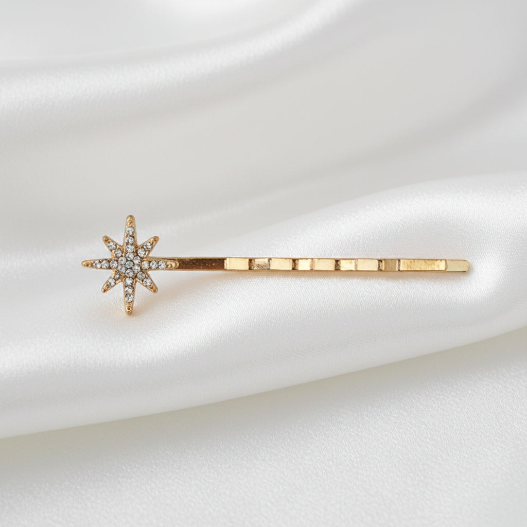 Celestia Star & Moon Crystal Hair Clips