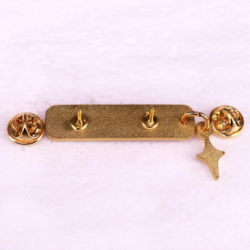 Don’t Measure Your Progress Enamel Charm