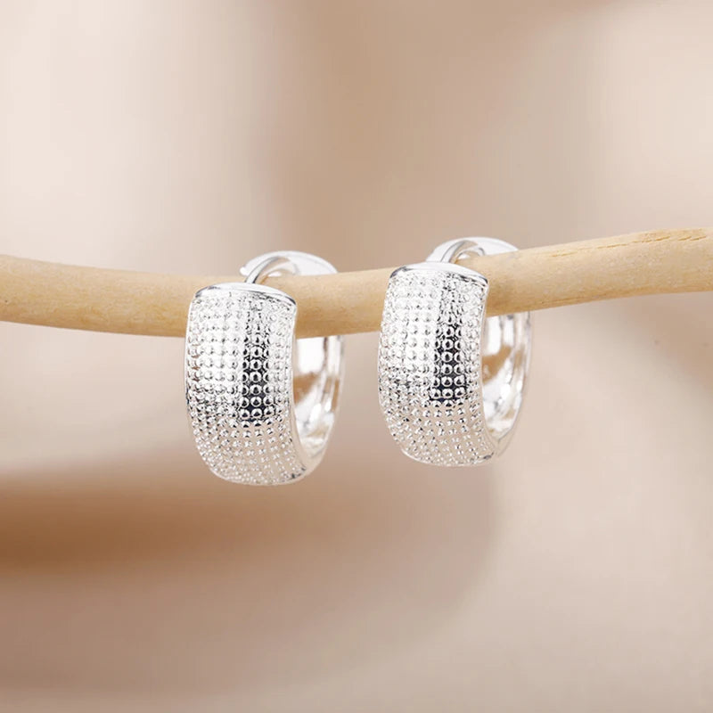 Hammered Small Hoop Earrings