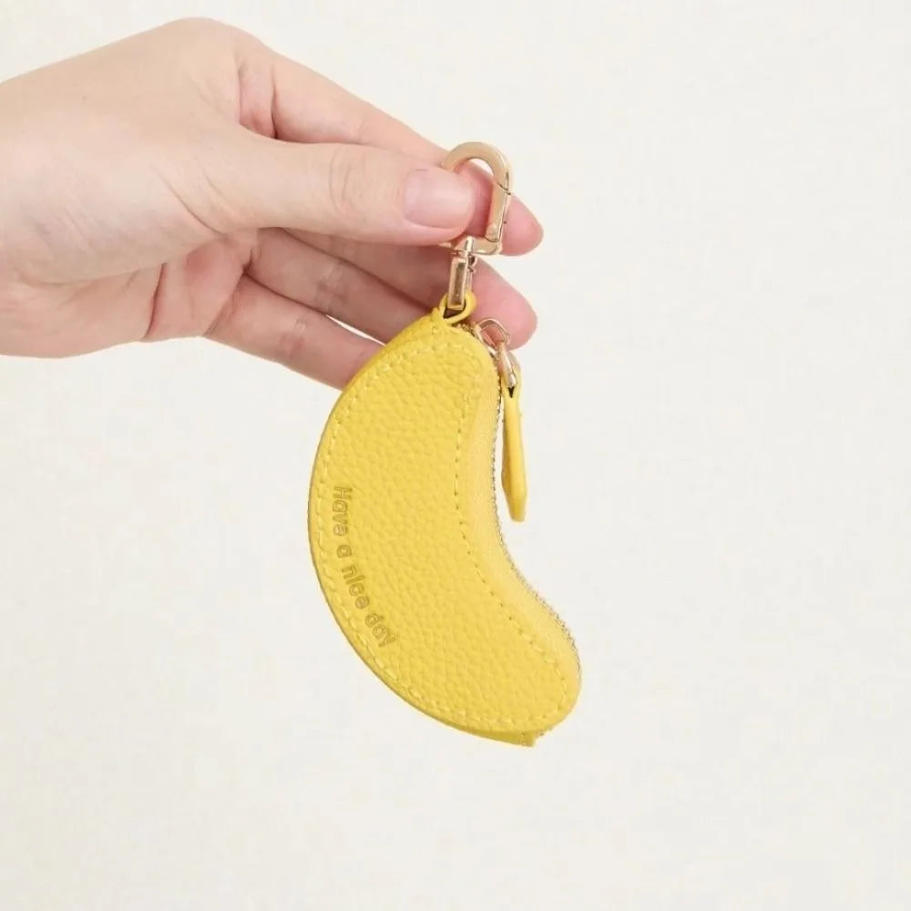 Mini Banana Key Coin Purse Charm