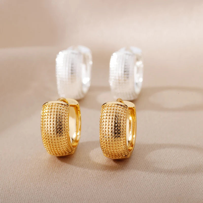 Hammered Small Hoop Earrings