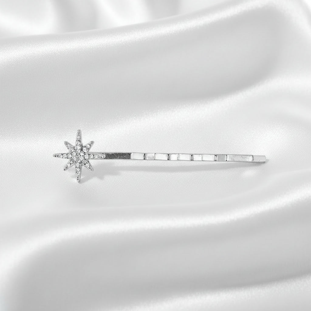 Celestia Star & Moon Crystal Hair Clips
