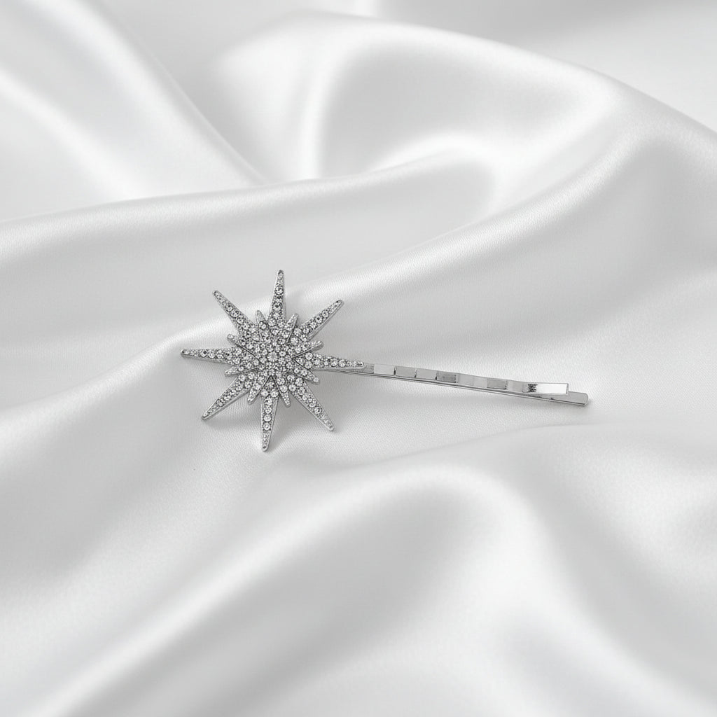 Celestia Star & Moon Crystal Hair Clips