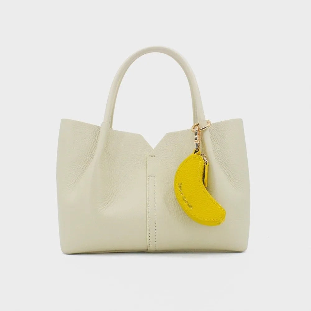 Mini Banana Key Coin Purse Charm