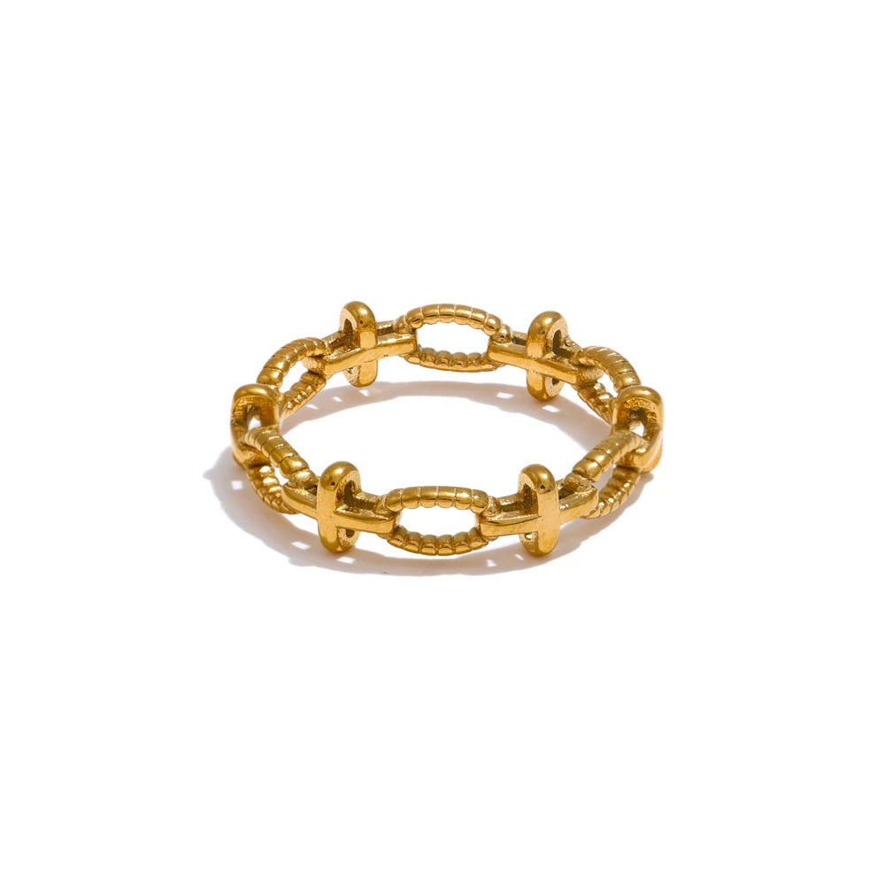 Celestial Cross Chain Ring