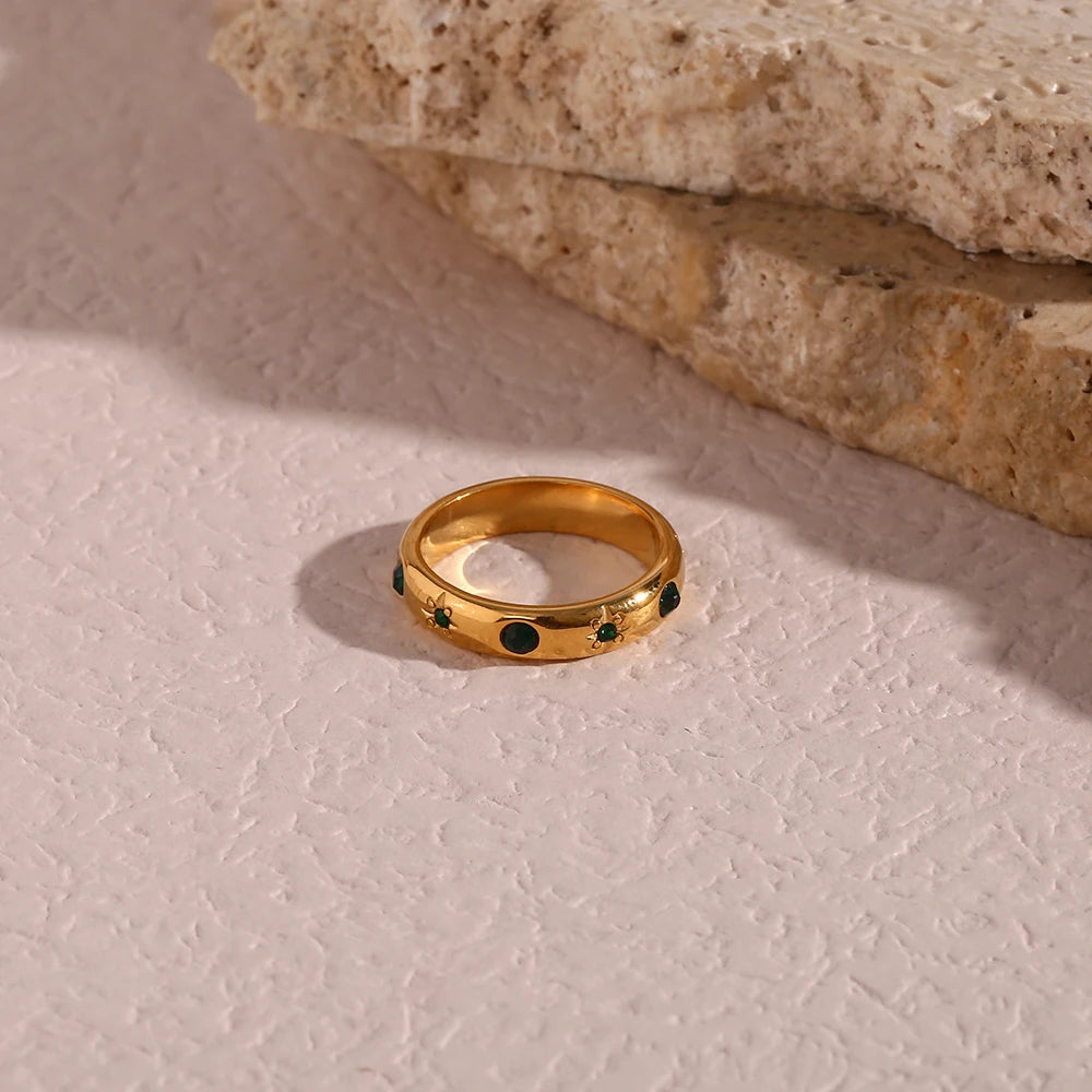 EternaZircon & Pearl Ring