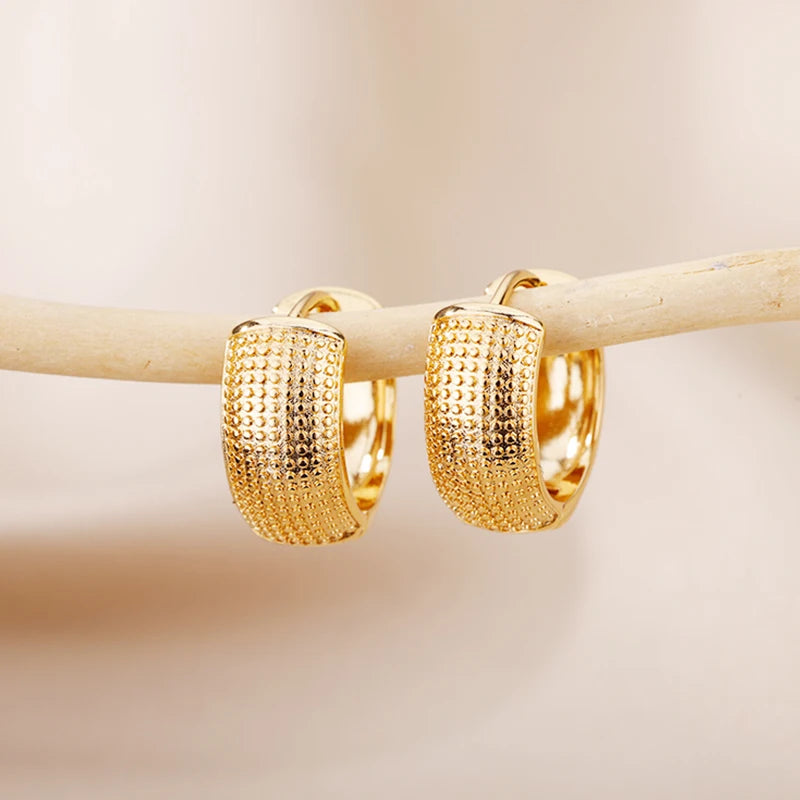 Hammered Small Hoop Earrings
