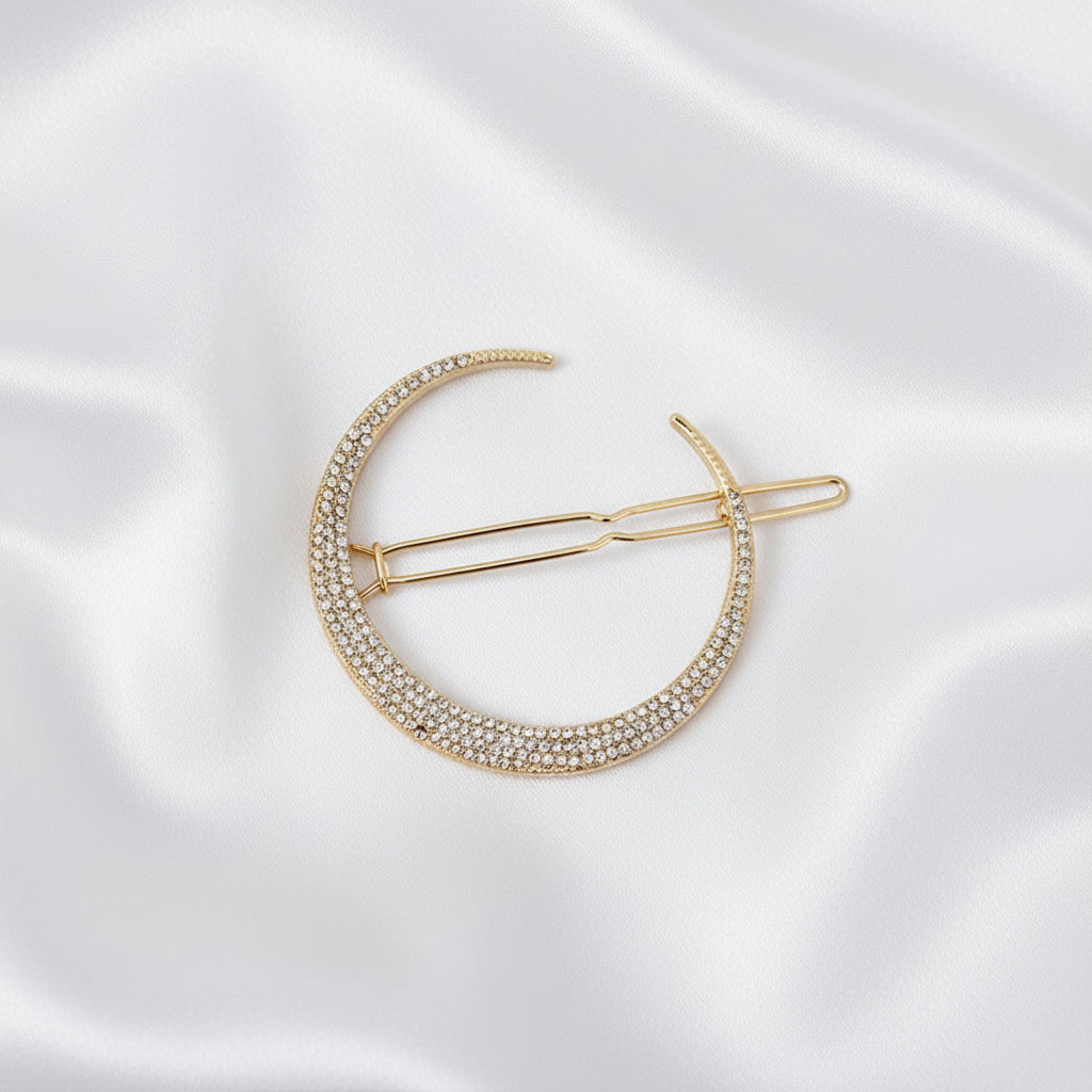 Celestia Star & Moon Crystal Hair Clips